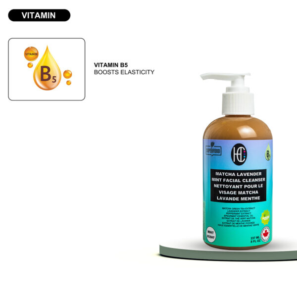 Matcha Lavender Mint Facial Cleanser (237mL) - Image 7