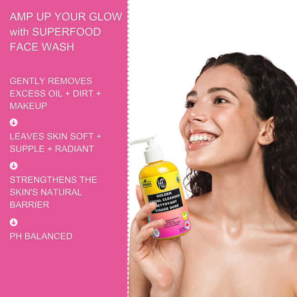 New Golden Facial Cleanser (118mL) - Image 4