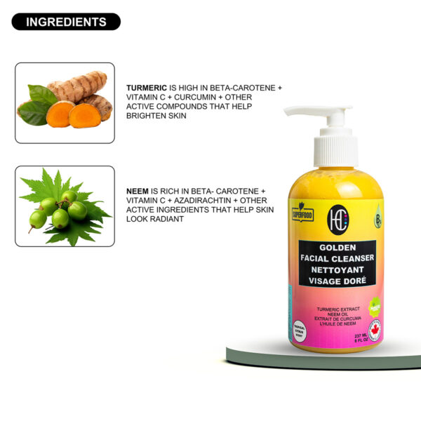 New Golden Facial Cleanser (237mL) - Image 6