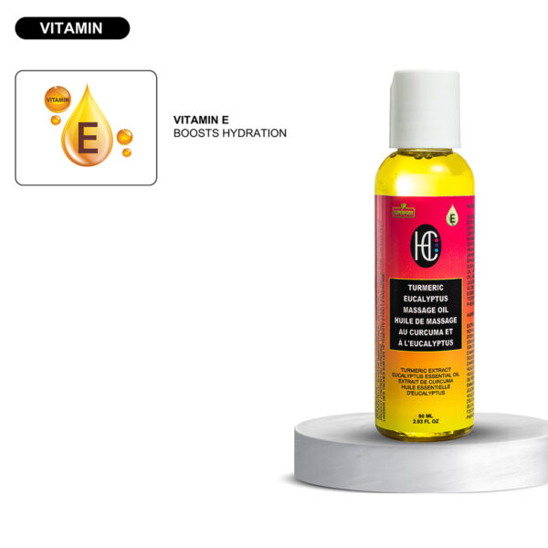 Turmeric Eucalyptus Massage Oil (60mL) - Image 7