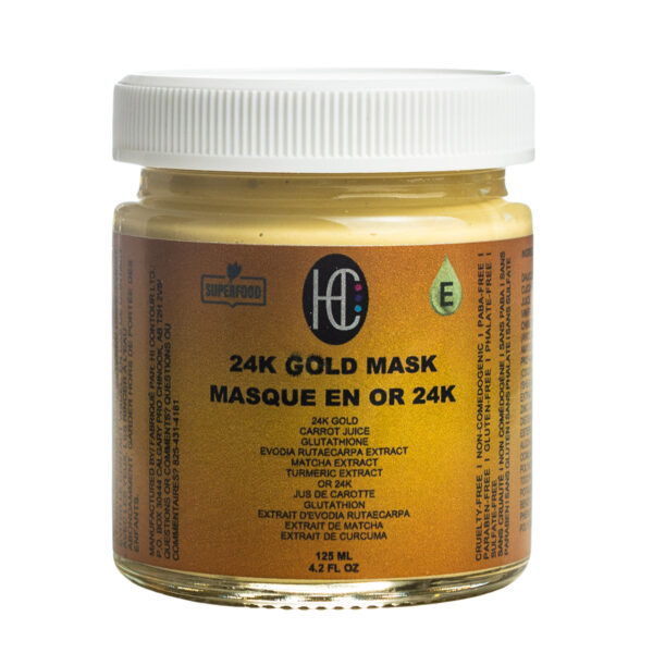 24K Gold Radiance Mask – Anti-Aging Weekly Face Mask | Fresh Carrot Juice, Matcha & Turmeric | Glutathione & Vitamin E | 125mL / 4.2 fl oz