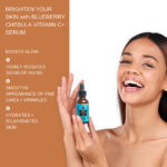 Blueberry Chebula Vitamin C+ Face Serum – Brightening, Anti-Aging & Hydrating | Hyaluronic Acid + Vitamin B5 & E | 30ML - Image 4