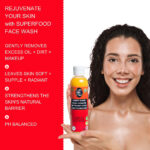 Carrot & Ginger Facial Cleanser – Daily Hydrating Face Wash | Fresh Carrot & Ginger Juice | Avocado Oil, Vitamin B5 & Vitamin C | 118mL - Image 4