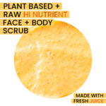 Carrot Hydro Scrub – Daily Face & Body Exfoliator | Fresh Carrot Juice + Jojoba Beads + Vitamin C & E | 120mL - Image 2
