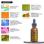 24K Gold Radiance Serum – Anti-Aging Daily Face Elixir | Fresh Carrot Juice, Hyaluronic Acid, Glutathione & Vitamins B5, C, E | Matcha & Turmeric | 30mL / 1.01 fl oz - Image 6