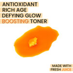 24K Gold Radiance Toner – Pore-Tightening Anti-Aging Face Elixir | Fresh Carrot Juice, Hyaluronic Acid, Glutathione & Vitamins B5 & E | Matcha & Turmeric | 118mL / 4 fl oz - Image 2