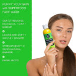 Mild Soothing Facial Cleanser – Daily Hydrating Face Wash with Neem Oil & Jojoba Microbeads | Vitamin B5 & Avocado Oil | 118mL / 4 fl oz - Image 4