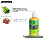 Mild Soothing Facial Cleanser – Daily Hydrating Face Wash | Neem Oil + Jojoba Microbeads + Avocado Oil | Removes Oil, Dirt & Makeup | Vitamin B5 for Elasticity | 237mL - Image 6