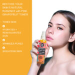 Pink Grapefruit Brightening Face Toner – Refreshing, Pore-Minimizing & Hydrating | Aloe Vera, Cucumber & Willow Bark | 118mL - Image 4